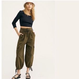 Free People Fly Away Parachute Pants
